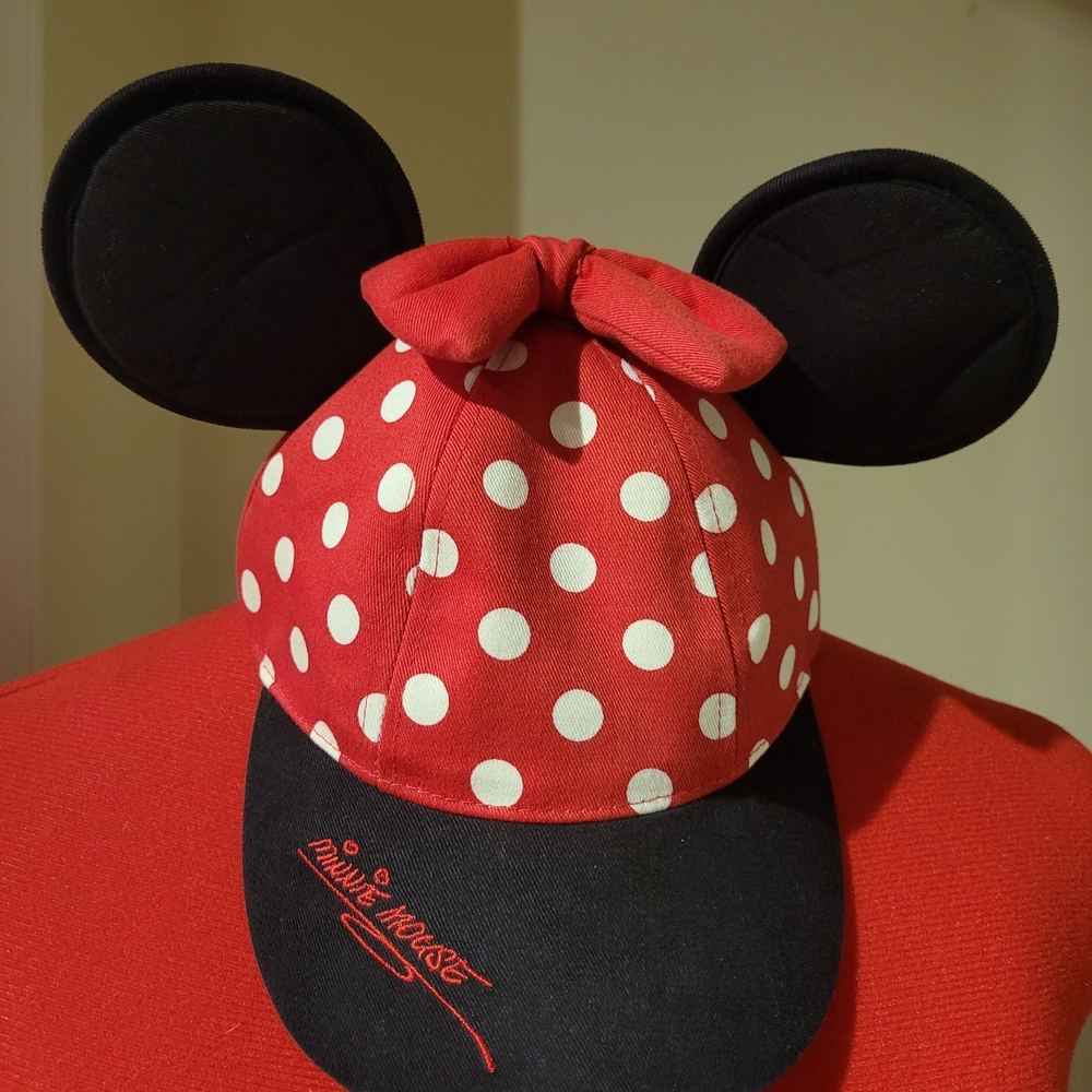 Disney Red and White Polka Dot Cap